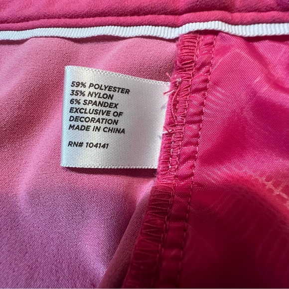 Lady Hagen Pink Golf Shorts Size 6 Stretch Performance Walking Shorts - Picture 12 of 13